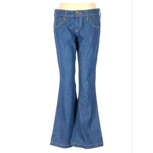 Emporio Armani midrise denim flare pants size 29 medium wash blue bootcut jeans